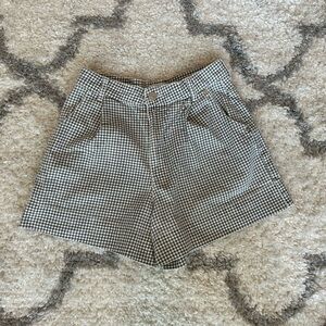 Zara Gingham Shorts